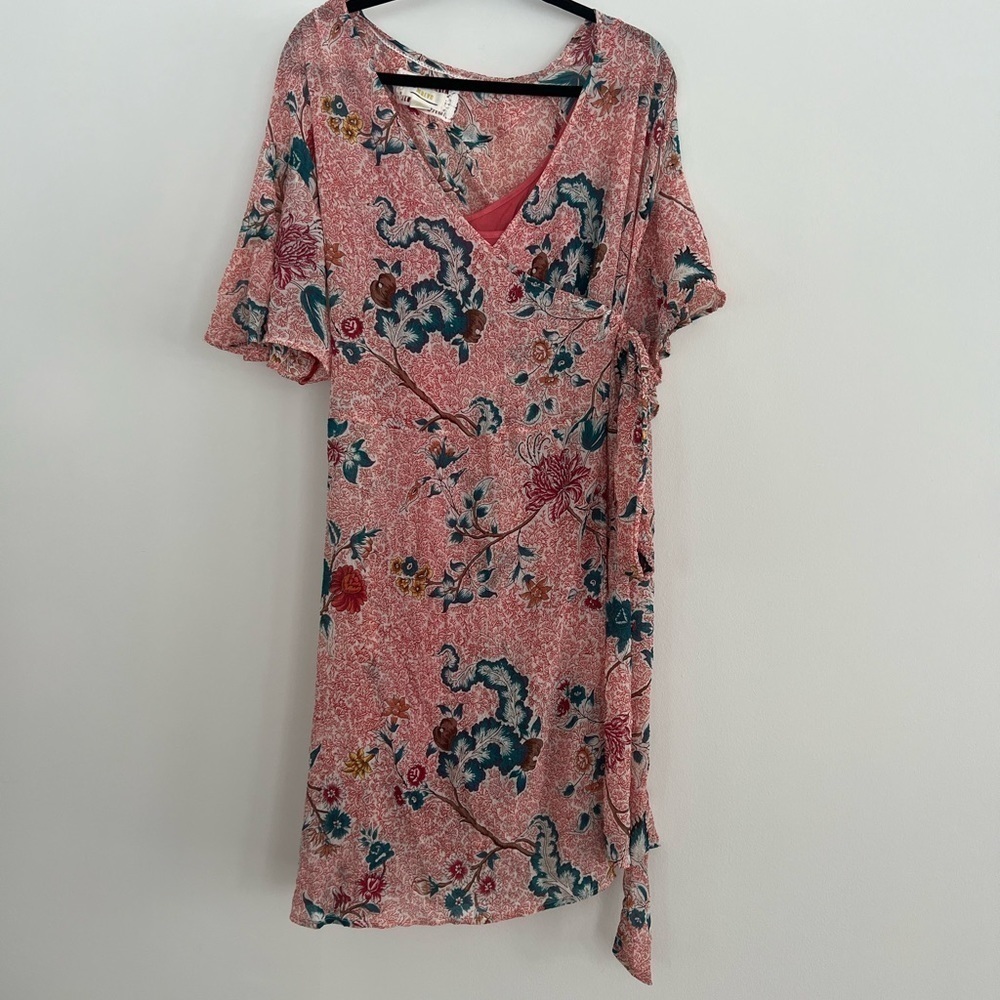 Anthropologie Maeve Adelaide Wrap Dress Small Petite NWOT JB - Picture 6 of 9